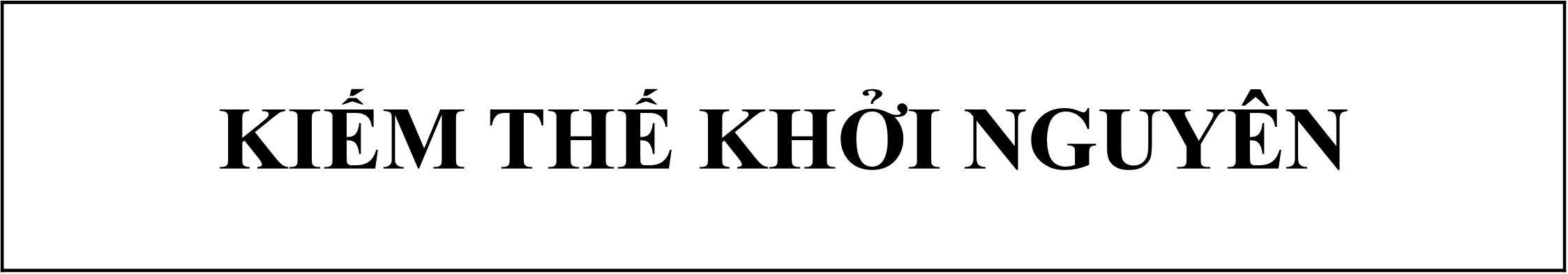 Nhãn hiệu KIẾM THẾ KHỞI NGUYÊN  của CÔNG TY CỔ PHẦN TẬP ĐOÀN VNG, số đơn 4-2025-55554