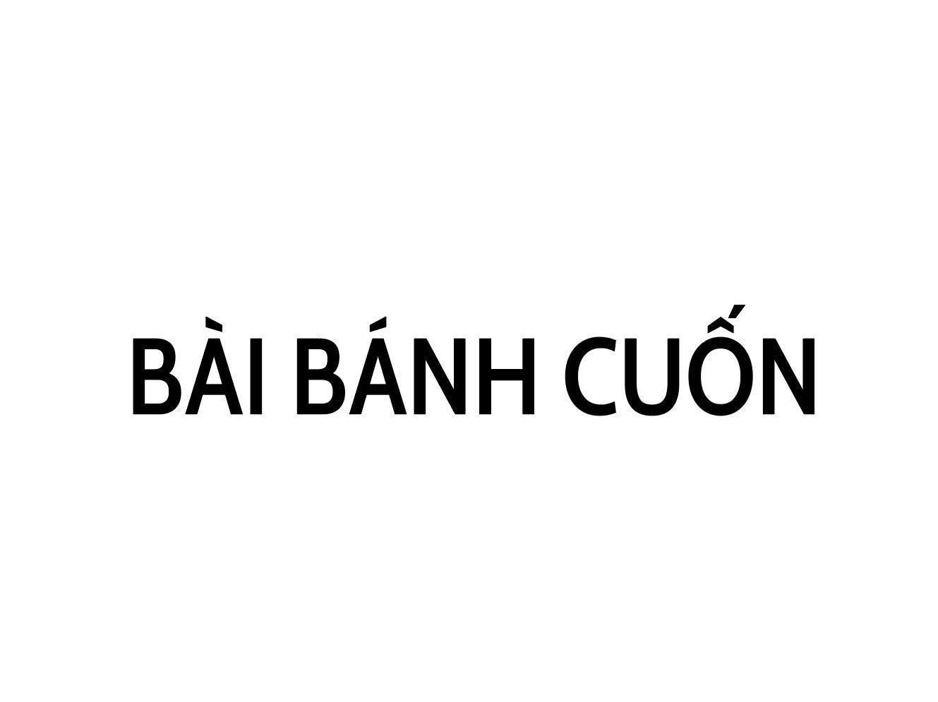 Nhãn hiệu BÀI BÁNH CUỐN  của CÔNG TY TNHH TOP BOARDGAME, số đơn 4-2025-57226