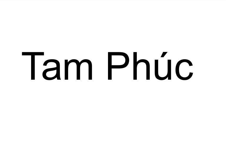 Nhãn hiệu Tam Phúc  của Fujian Sanfu Apparel Co.,LTD, số đơn 4-2025-57274