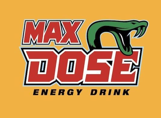 Nhãn hiệu MAX DOSE ENERGY DRINK  của CÔNG TY CỔ PHẦN THỰC PHẨM VÀ NƯỚC GIẢI KHÁT NAM VIỆT, số đơn 4-2025-57473