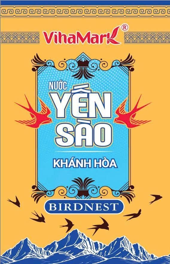 Nhãn hiệu VihaMark NƯỚC YẾN SÀO KHÁNH HÒA BIRDNEST  của CÔNG TY CỔ PHẦN TẬP ĐOÀN VIHAMARK, số đơn 4-2025-57819