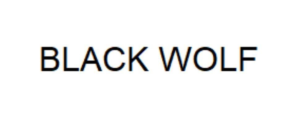 Nhãn hiệu BLACK WOLF  của Taisho Pharmaceutical Co., Ltd., số đơn 4-2025-58313