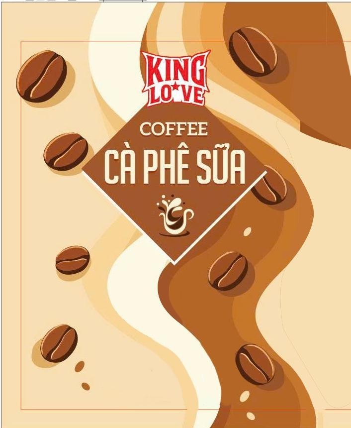 Nhãn hiệu KING LO VE COFFEE CÀ PHÊ SỮA  của CÔNG TY CỔ PHẦN TẬP ĐOÀN VIHAMARK, số đơn 4-2025-64722