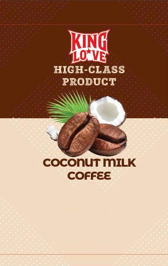Nhãn hiệu KING LO VE HIGH-CLASS PRODUCT COCOnUT mILK COFFEE  của CÔNG TY CỔ PHẦN TẬP ĐOÀN VIHAMARK, số đơn 4-2025-64723