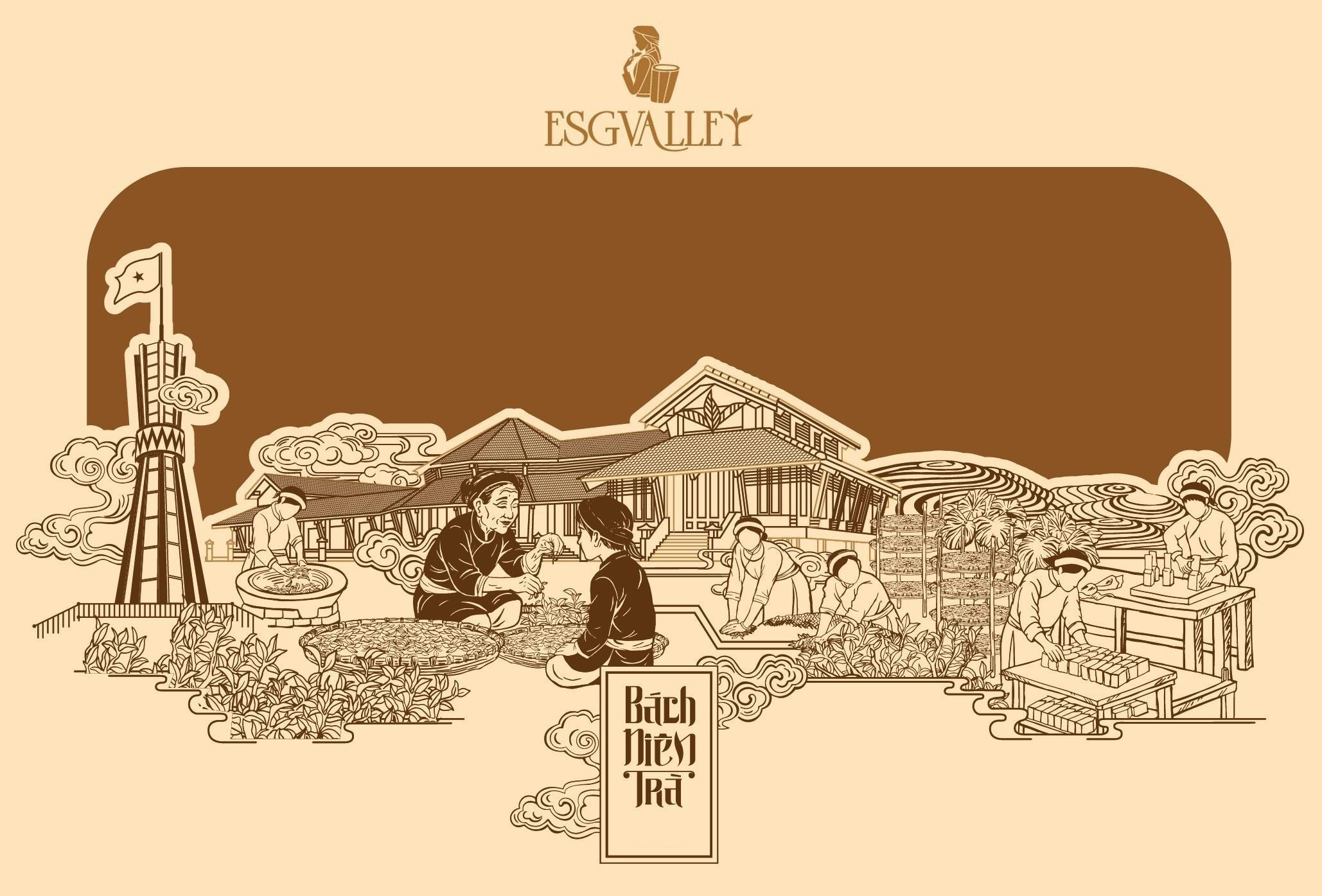 ESGVALLE Bách Niên Trà 