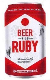 Nhãn hiệu TỐI LINH ĐÌNH, SÁNG TƯƠI TỈNH, NGÀY CỰC ĐỈNH! BEER RED RUBY Premium Quality Brewed With Passion BAVARIAN HOPS  của CÔNG TY TNHH MASAN BREWERY, số đơn 4-2025-66555