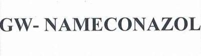Nhãn hiệu GW- NAMECONAZOL  của Công ty cổ phần dược phẩm Namex, số đơn 4-2026-00805