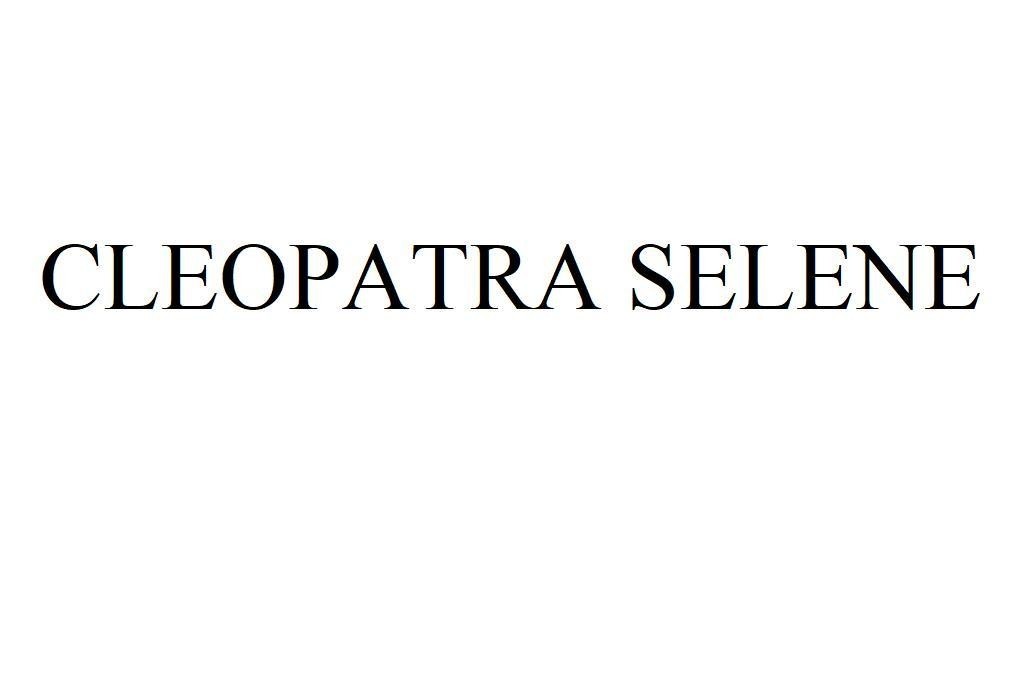 Trademark CLEOPATRA SELENE  of CÔNG TY TNHH NỆM THẮNG LỢI, application No 4-2026-02789