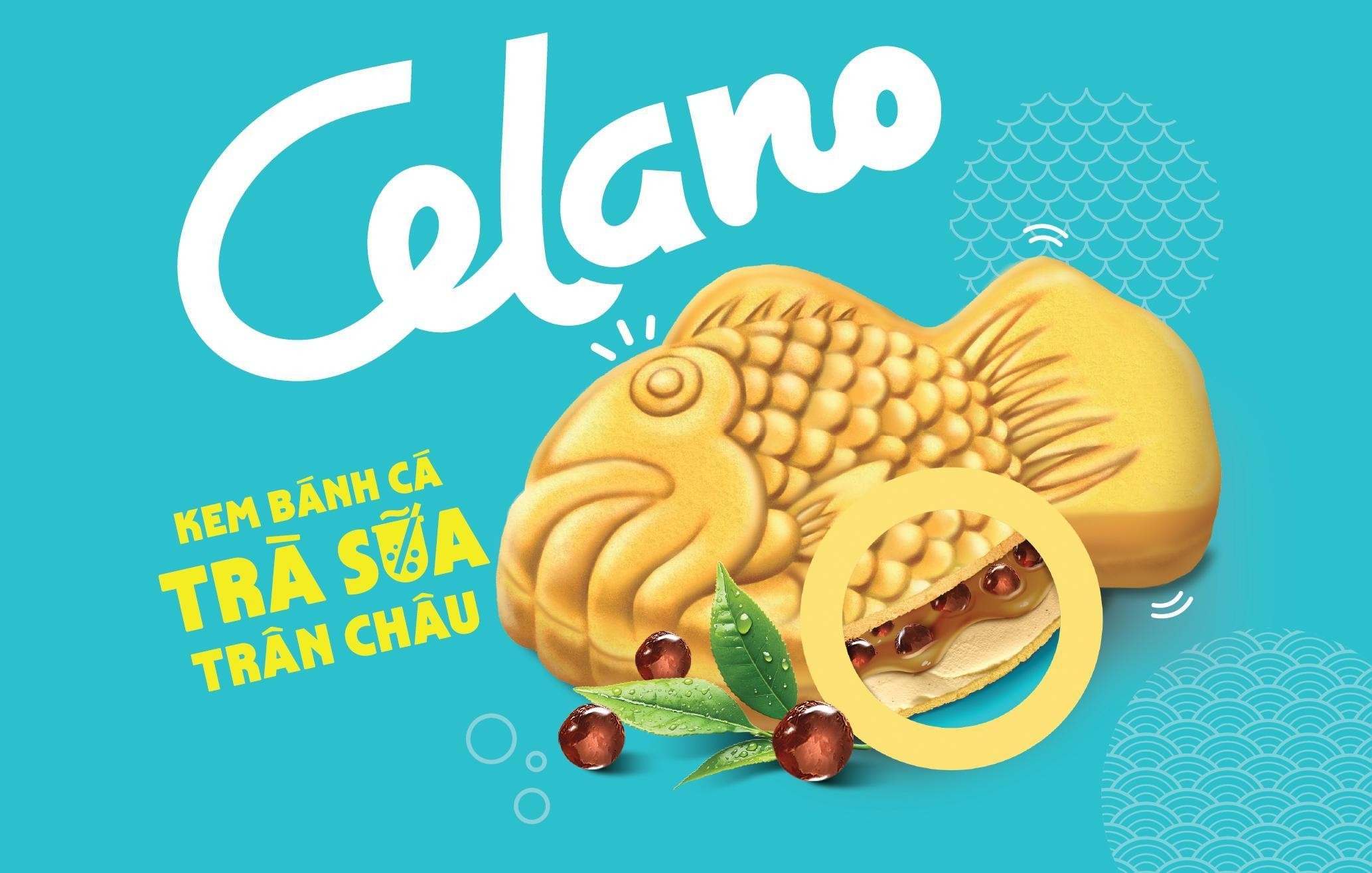 Celano KEM BÁNH CÁ TRÀ SỮA TRÂN CHÂU 