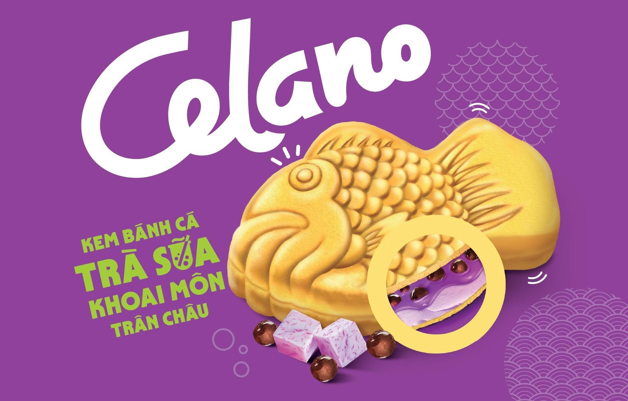 Trademark Celano KEM BÁNH CÁ TRÀ SỮA KHOAI MÔN TRÂN CHÂU  of CÔNG TY CỔ PHẦN THỰC PHẨM ĐÔNG LẠNH KIDO, application No 4-2026-03408