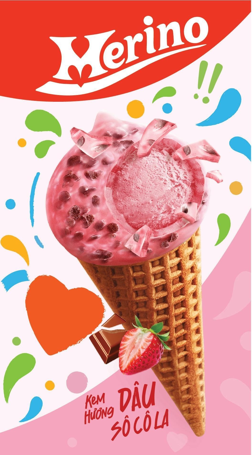 Trademark Merino Kem hương DÂU SÔ CÔ LA  of CÔNG TY CỔ PHẦN THỰC PHẨM ĐÔNG LẠNH KIDO, application No 4-2026-03409