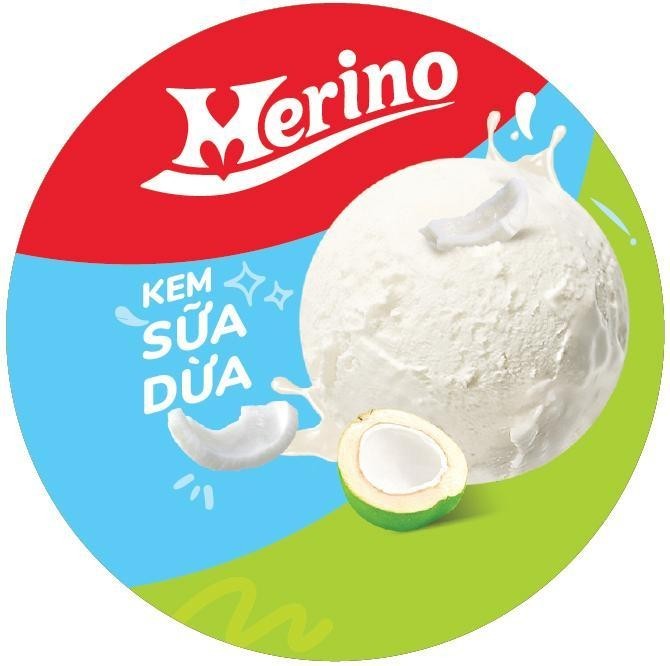 Trademark Merino KEM SỮA DỪA  of CÔNG TY CỔ PHẦN THỰC PHẨM ĐÔNG LẠNH KIDO, application No 4-2026-03625