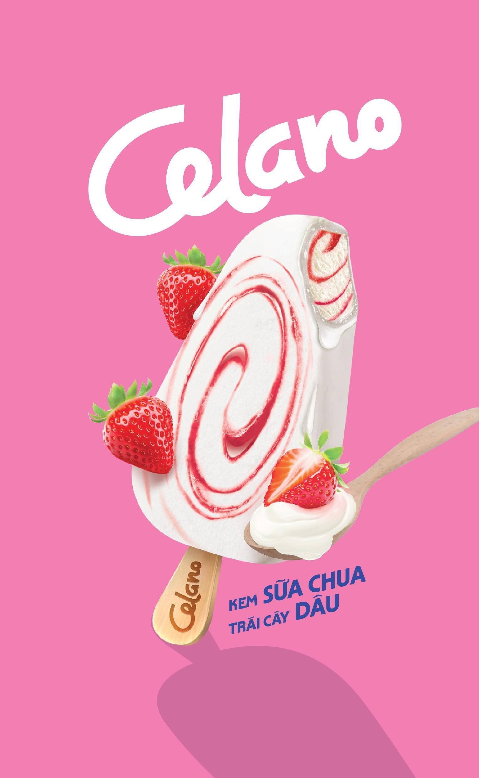 Trademark Celano Celano KEM SỮA CHUA TRÁI CÂY DÂU  of CÔNG TY CỔ PHẦN THỰC PHẨM ĐÔNG LẠNH KIDO, application No 4-2026-03649