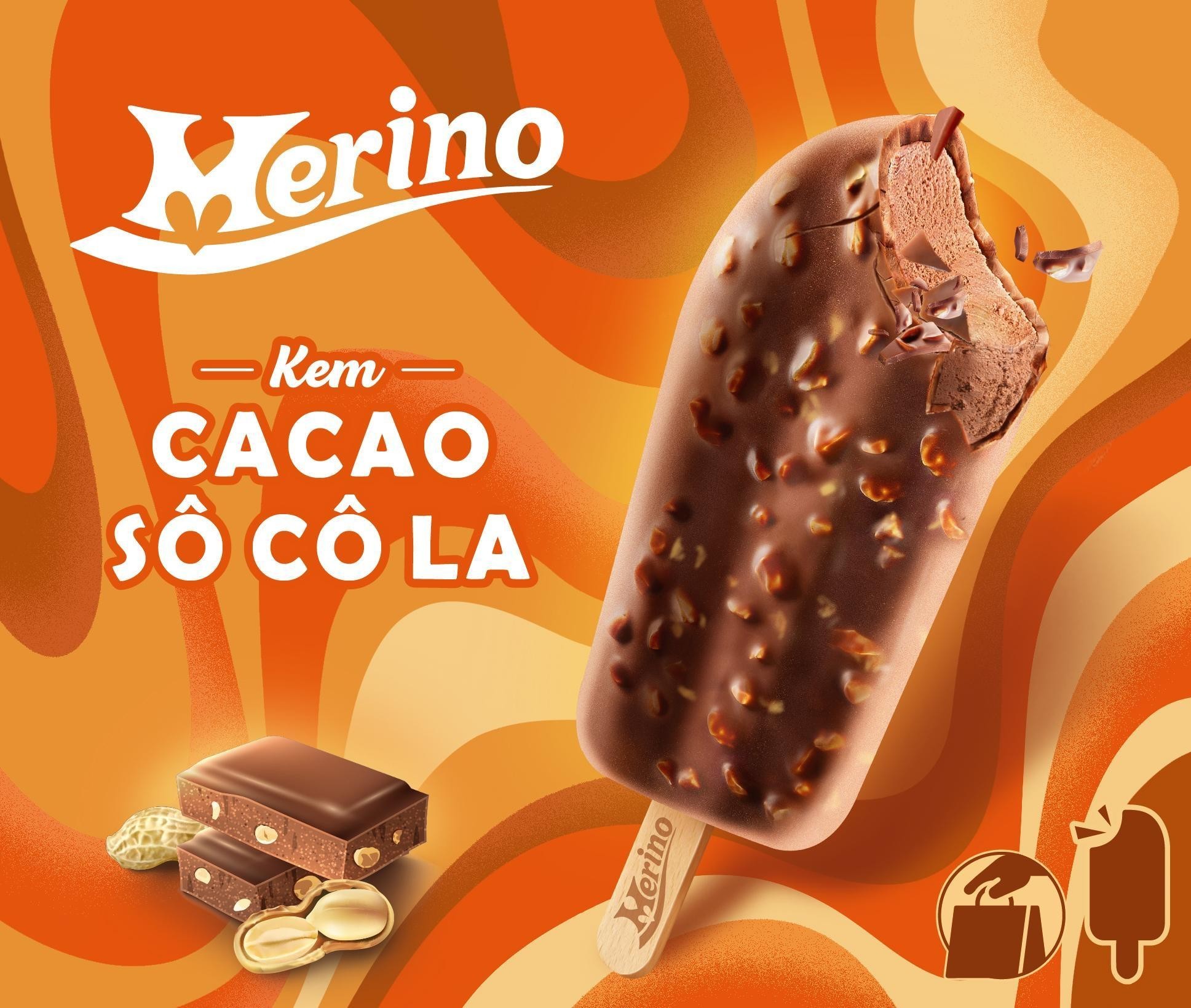 Trademark Merino Kem CACAO SÔ CÔ LA  of CÔNG TY CỔ PHẦN THỰC PHẨM ĐÔNG LẠNH KIDO, application No 4-2026-03925