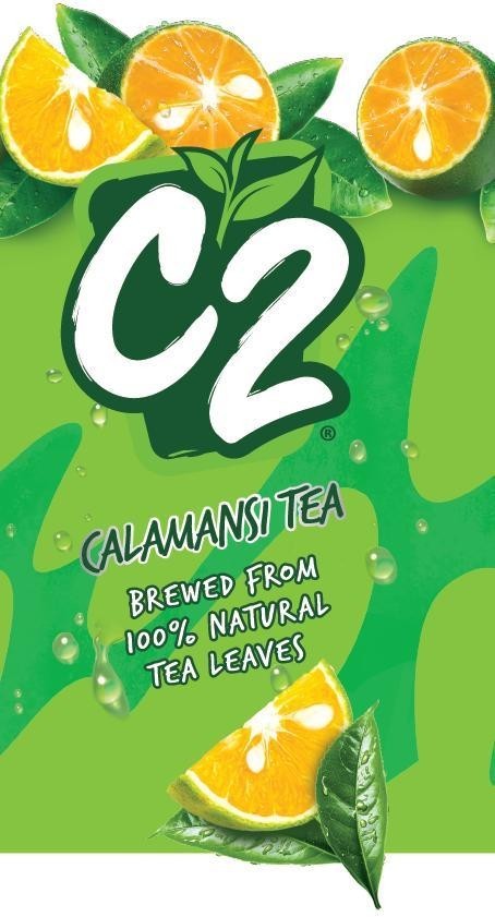 Trademark C2 CALAMANSI TEA BREWED FROM 100% NATURAL TEA LEAVES  of UNIVERSAL ROBINA CORPORATION, application No 4-2026-04961