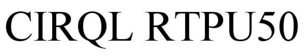 Nhãn hiệu CIRQL RTPU50  của O2 Partners, LLC, số đơn 4-2026-07754