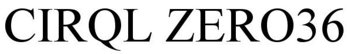 Nhãn hiệu CIRQL ZERO36  của O2 Partners, LLC, số đơn 4-2026-07755