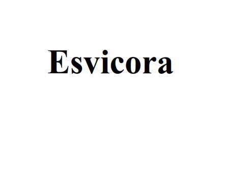Nhãn hiệu Esvicora  của Joint Stock Company "BIOCAD", số đơn 4-2026-09444