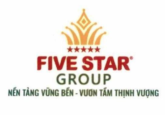 Nhãn hiệu FIVE STAR GROUP NỀN TẢNG VỮNG BỀN - VƯƠN TẦM THỊNH VƯỢNG  của Công ty cổ phần Tập đoàn quốc tế Năm Sao, số đơn 4-2026-09734