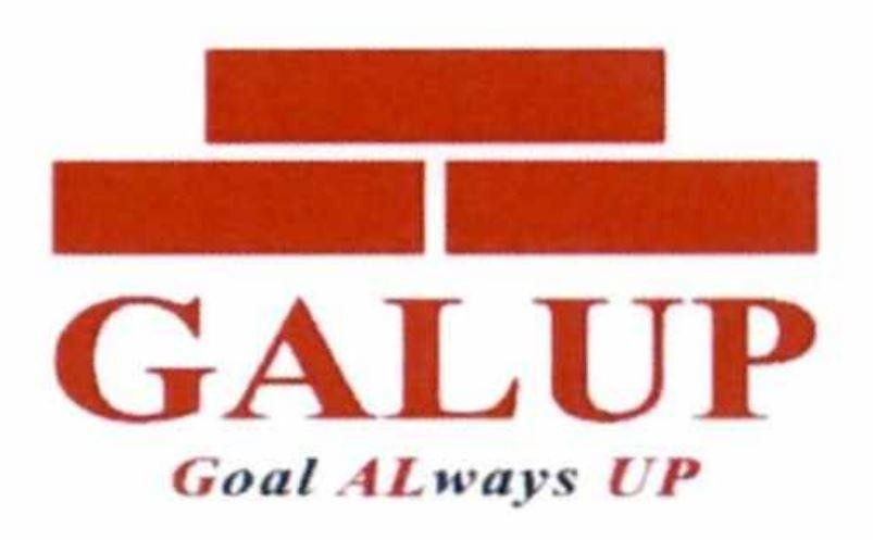Công ty TNHH Ga Lúp的GALUP Goal ALways UP 品牌, 申请号 4-2026-14420