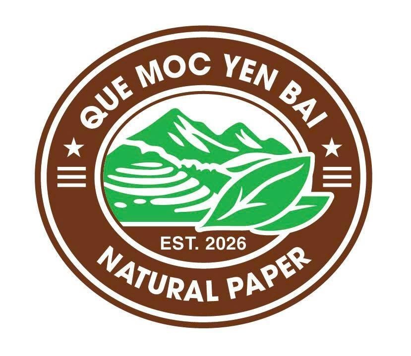 Nhãn hiệu QUE MOC YEN BAI NATURAL PAPER EST.2026  của CÔNG TY TNHH SẢN XUẤT VÀ THƯƠNG MẠI GIẤY QUẾ MỘC - YÊN BÁI, số đơn 4-2026-15665
