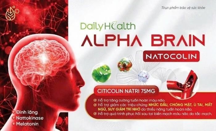 Nhãn hiệu ALPHA BRAIN NATOCOLIN  của Đoàn Thị Thu Thủy, số đơn 4-2026-15989