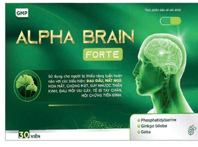 Nhãn hiệu ALPHA BRAIN FORTE  của Đoàn Thị Thu Thủy, số đơn 4-2026-15991
