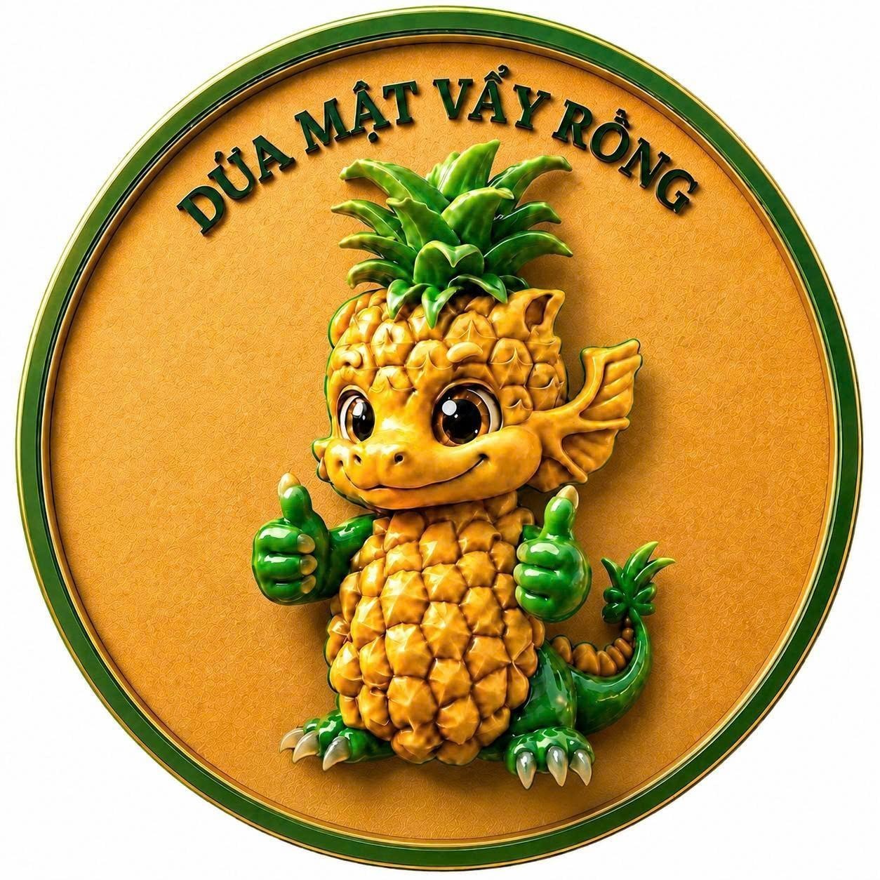 Nhãn hiệu DỨA MẬT VẨY RỒNG  của CÔNG TY CỔ PHẦN NÔNG NGHIỆP CÔNG NGHỆ CAO VẠN ĐẠI PHÁT, số đơn 4-2026-22531