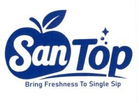 Nhãn hiệu San Top Bring Freshness To Single Sip  của Công ty TNHH thực phẩm và đồ uống Sen, số đơn 4-2026-23124