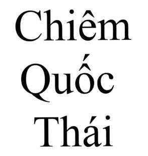 Nhãn hiệu Chiêm Quốc Thái  của Công ty TNHH bệnh viện chuyên khoa thẩm mỹ Việt Mỹ, số đơn 4-2026-23168