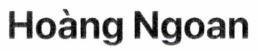 Nhãn hiệu Hoàng Ngoan  của Huỳnh Ngọc Sơn, số đơn 4-2026-24024
