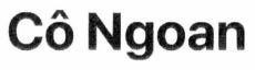 Nhãn hiệu Cô Ngoan  của Huỳnh Ngọc Sơn, số đơn 4-2026-24025