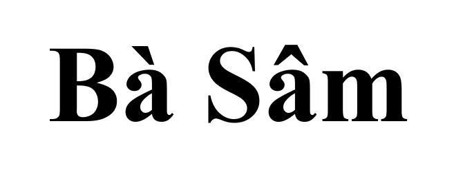 Bà Sâm 