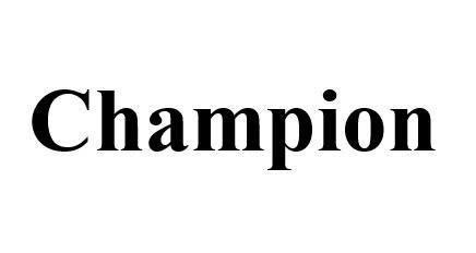 Nhãn hiệu Champion  của CÔNG TY TNHH DỊCH VỤ THƯƠNG MẠI QUỐC TẾ NAM DƯƠNG, số đơn 4-2026-26399