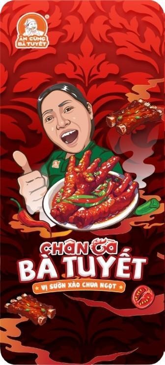 Nhãn hiệu Chan ga Ba Tuyet vi Suon Xao Chua Ngot - Co Xuong  của Nguyễn Minh Trường, số đơn 4-2026-28298