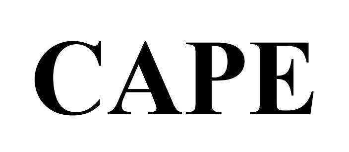 Nhãn hiệu CAPE  của CÔNG TY TNHH THƯƠNG MẠI – XUẤT NHẬP KHẨU QUỐC TẾ BÔNG SEN VÀNG, số đơn 4-2026-29316