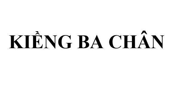 KIỀNG BA CHÂN 