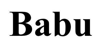 Nhãn hiệu Babu  của CÔNG TY CỔ PHẦN BABU VIỆT NAM, số đơn 4-2026-29836