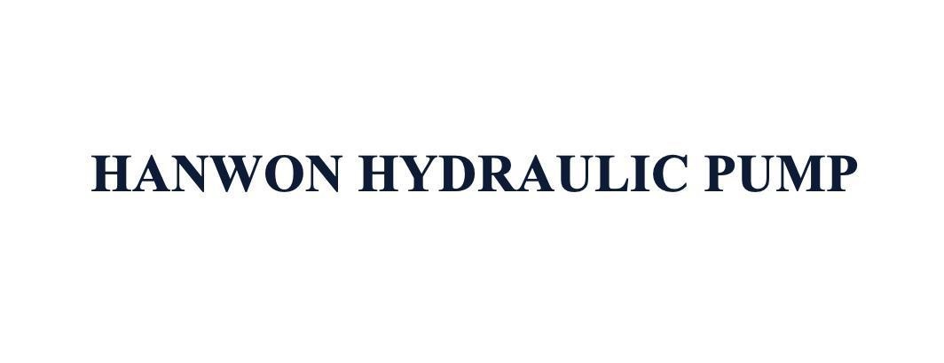 Nhãn hiệu HANWON HYDRAULIC PUMP  của CÔNG TY TNHH PHỤ TÙNG MÁY CÔNG TRÌNH NAM CƯỜNG, số đơn 4-2026-30109