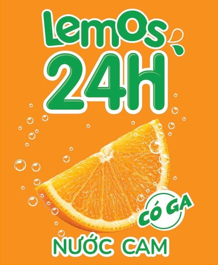 Nhãn hiệu Lemos 24H CÓ GA NƯỚC CAM  của CÔNG TY CỔ PHẦN TẬP ĐOÀN VIHAMARK, số đơn 4-2026-30185