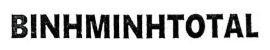 Nhãn hiệu BINHMINHTOTAL  của Công ty TNHH sản xuất thương mại Hoàng Trung Nam, số đơn 4-2026-30782