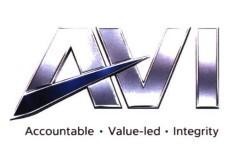 Nhãn hiệu A V I Accountable Value led Integrity  của CÔNG TY CỔ PHẦN QUỐC TẾ ANVY, số đơn 4-2026-31873