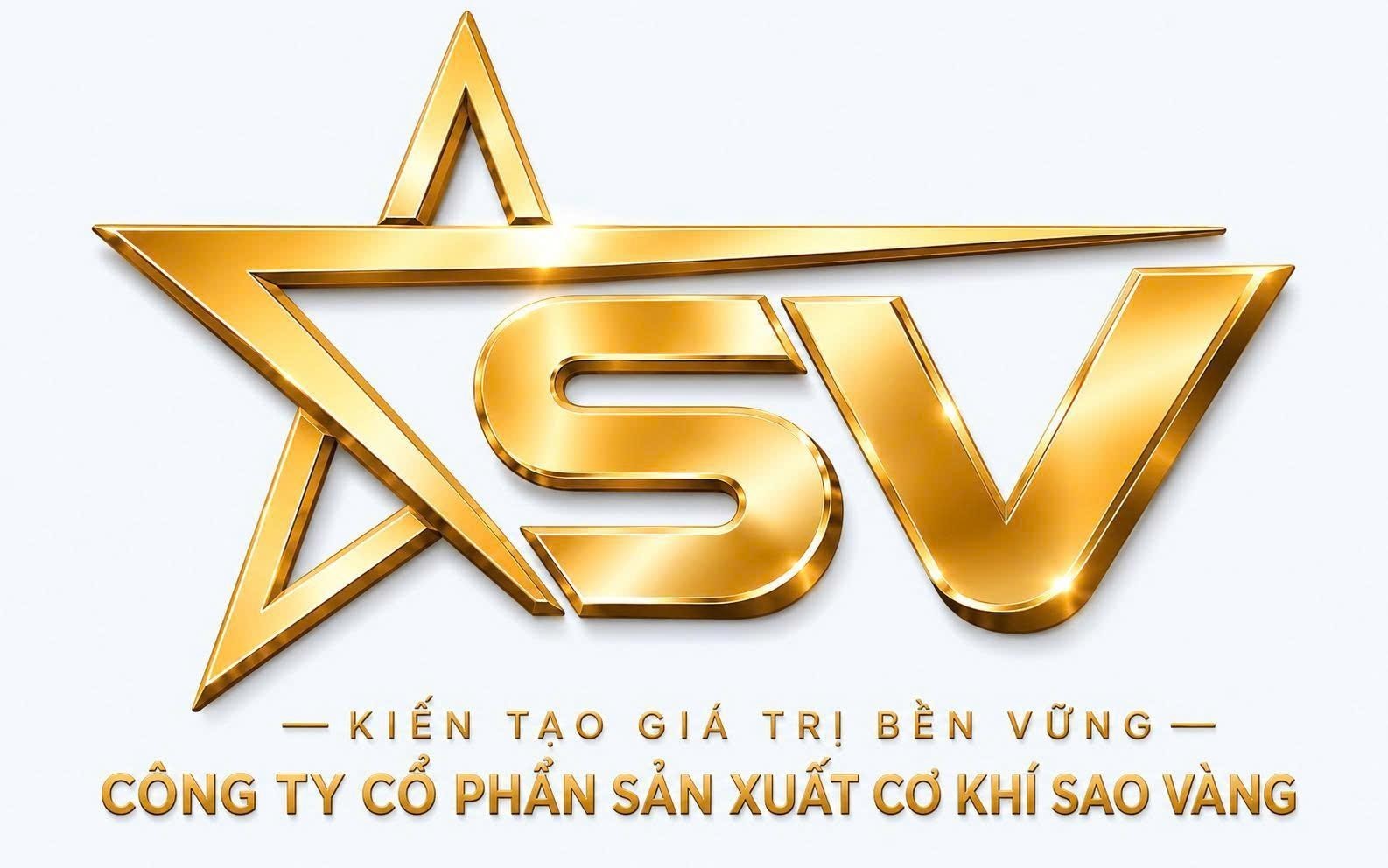 Nhãn hiệu SV SAO VÀNG  của CÔNG TY CỔ PHẦN SẢN XUẤT CƠ KHÍ SAO VÀNG, số đơn 4-2026-33076