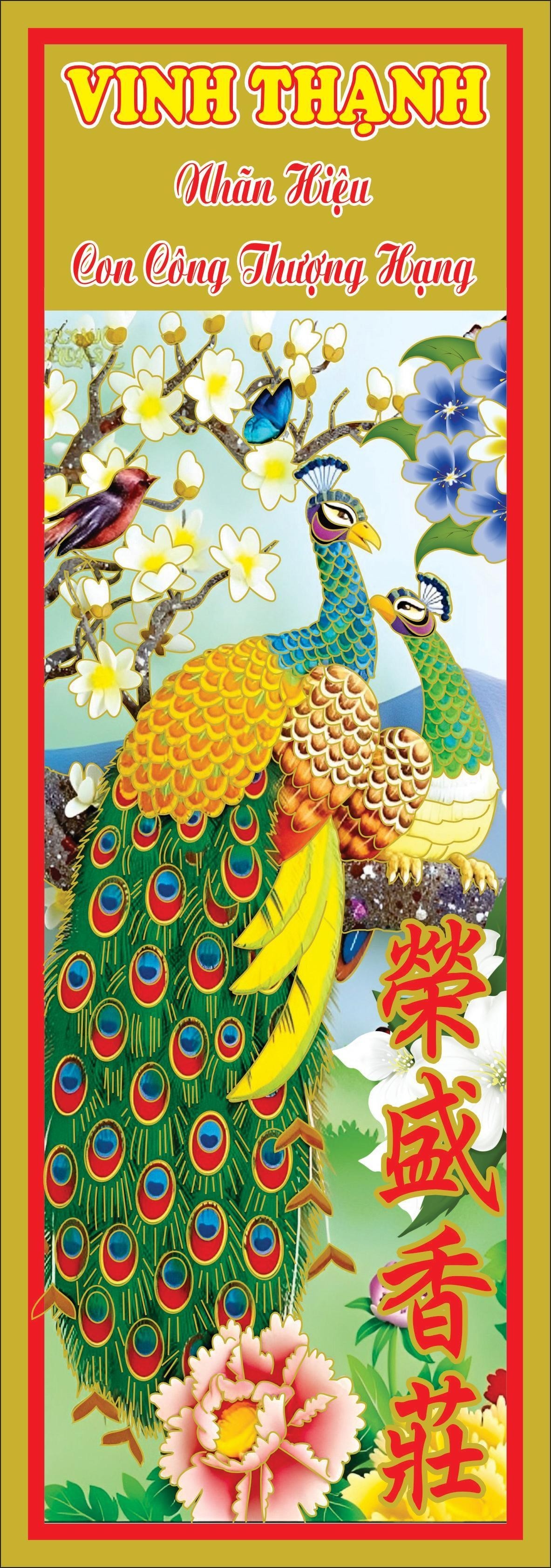 VINH THẠNH Nhãn Hiệu Con Công Thượng Hạng 