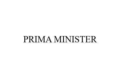 Nhãn hiệu PRIMA MINISTER  của CÔNG TY TNHH THƯƠNG MẠI VIỆT TABACCO, số đơn 4-2026-34214