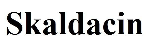 Nhãn hiệu Skaldacin  của CÔNG TY TNHH DƯỢC PHẨM U.N.I VIỆT NAM, số đơn 4-2026-34309