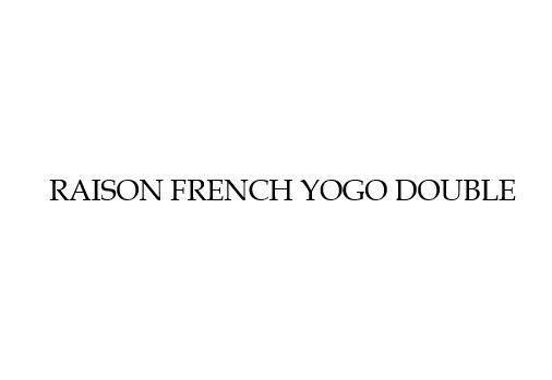 Nhãn hiệu RAISON FRENCH YOGO DOUBLE  của KT&G Corporation, số đơn 4-2026-36232