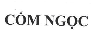 Nhãn hiệu CỐM NGỌC  của Công ty cổ phần bánh mứt kẹo Bảo Minh, số đơn 4-2026-37596