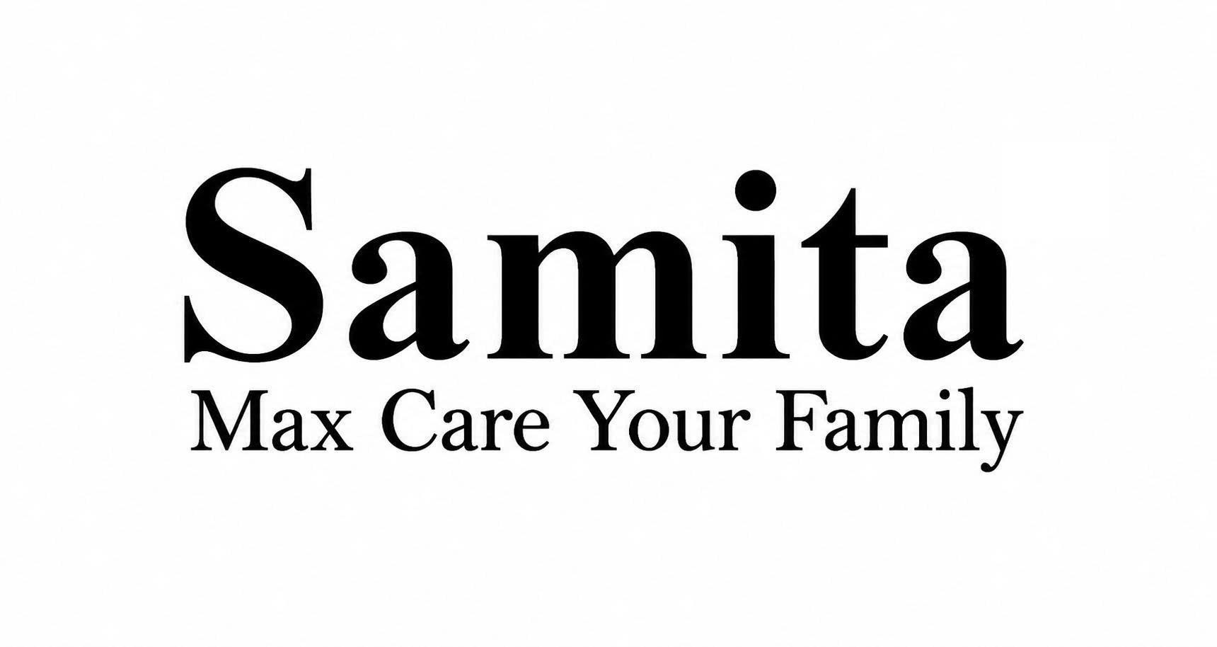 Nhãn hiệu Samita Max Care Your Family  của CÔNG TY TNHH XUẤT NHẬP KHẨU SAMITA, số đơn 4-2026-38849