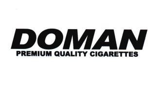 Nhãn hiệu DOMAN PREMIUM QUALITY CIGARETTES  của Công ty TNHH một thành viên 27/7 Thành Phố Hồ Chí Minh, số đơn 4-2026-40485